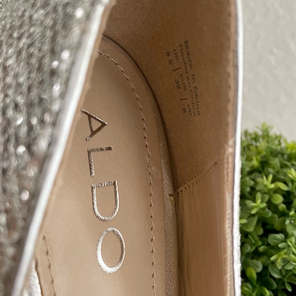 ALDO Silver Sparkly high heels - Picture 8 of 10